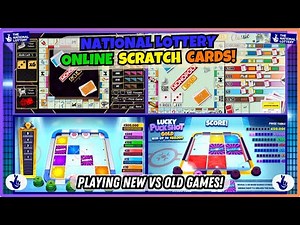 🎉NATIONAL LOTTERY ONLINE SCRATCH CARDS!💥Playing Old Vs New Instant Win Games! 🫡 #scratchcards