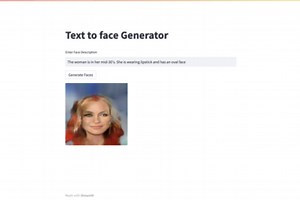 Text-to-Face Generation using DCGAN. (Team-160)