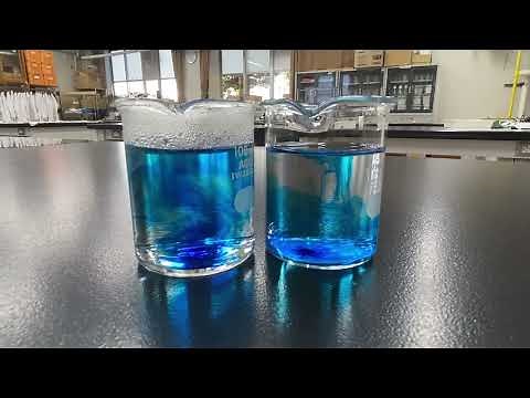 【映像のみ】温度による拡散速度の違い Differences in diffusion rate depending on temperature