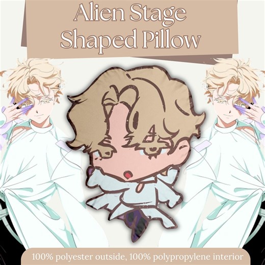 Luka Alien Stage Plushie Shaped Pillow ALNST Fanmerch - Etsy Canada