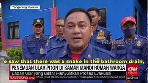 44K views · 183 reactions | Python snake trapped in the drain of a resident's house #RedaksiInternational | TRANS7 | Facebook