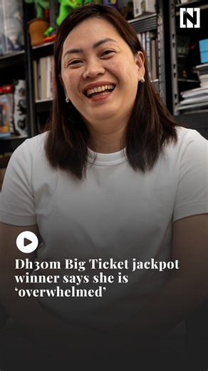 Filipina Anna Gayongan, who won the Dh30 million jackpot in the Big Ticket, said she is feeling overwhelmed and plans to take time before deciding how to spend her winnings. | The National