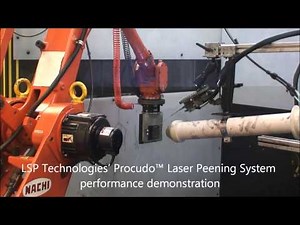 Laser Peening System 10 Joule, 20Hz demonstration