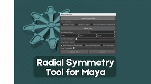 Radial Symmetry Tool for Maya, Bryn Shellenback