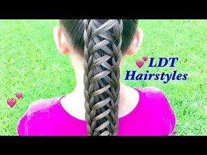 Weave Through Ponytail