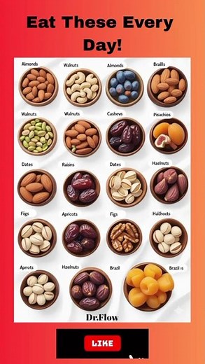 Top 20 Healthy Nuts & Dried Fruits for Energy and Nutrition #healthylifestyle #superfoods #nutrition