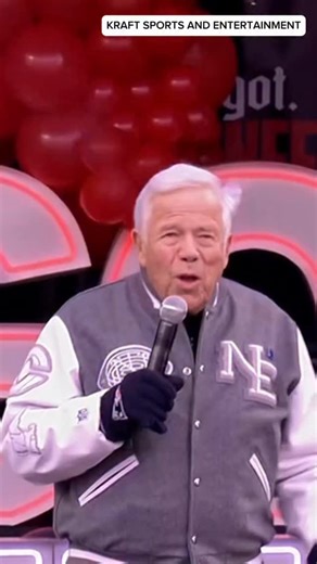 “WE ALL WE GOT, WE ALL WE NEED”: Patriots owner Robert Kraft sends the team off to the Super Bowl, saluting the fans, players, and coaches for standing strong through every season #patriots #patriotsnation #robertkraft #superbowl | Boston 25 News