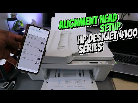 How To Do Alignment Head Setup For HP Deskjet 4100 Series