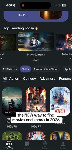 thats the way to find movies in 2026 #friendlyapp #movietok #whattowatch #netflix #movieapp