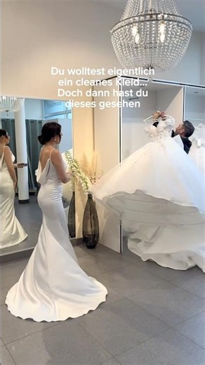 Clean Bride oder Princess Vibes? 👀💭 #brautkleid #weddingdress #wedding #viralvideo #lustig