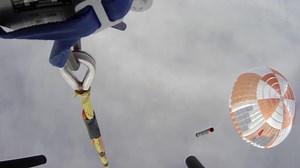 Rocket Lab catches a booster returning from space