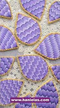 Royal Icing Marbling