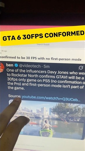 GTA 6 at 30 FPS on PS5 is CONFIRMED! 😳