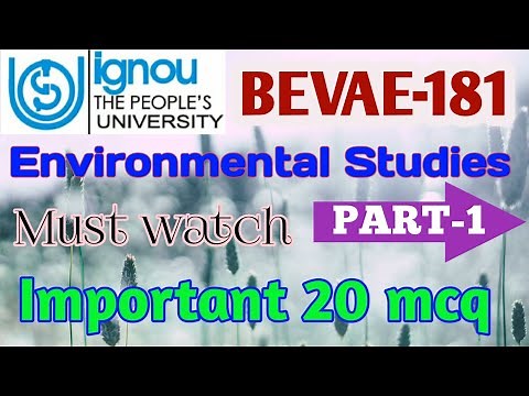 BEVAE 181 important mcq 1to 20