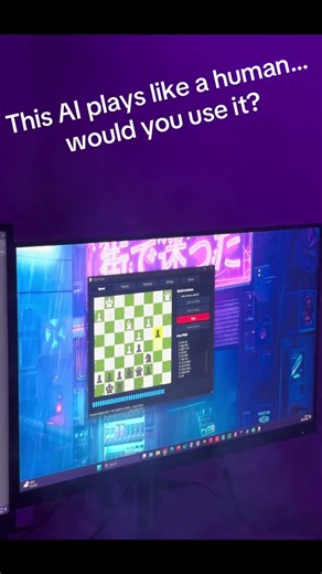 This chess AI plays like a human… #chess #chessplayer #chessgame #chessassist #chesstactics