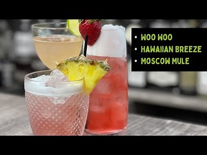 3 easy VODKA Cocktails | Recipes FLIPPED UP as you've NEVER seen them before!