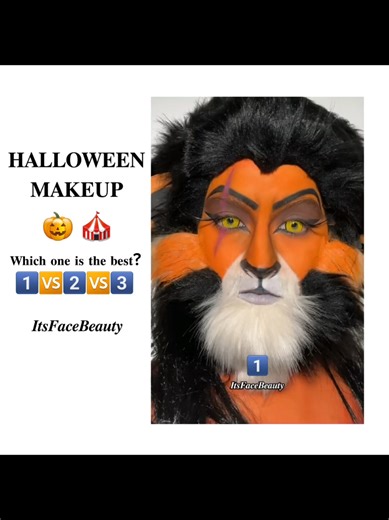 HALLOWEEN 🎃 MAKEUP! #circus #video #halloween #makeup #itsfacebeauty