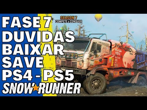 Dúvidas e Transferência de Save da Atualização da Fase 7 de SnowRunner