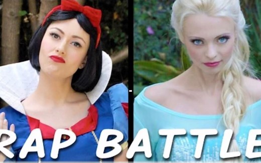 迪士尼公主饶舌大战：白雪公主VS冰雪公主｜SNOW WHITE vs ELSA: Princess Rap Battle｜油管搬运｜英语字幕