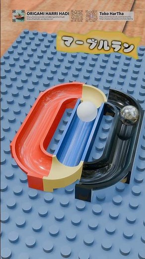 無限ループ・マーブル・ラン｜3Dアニメーション Infinite Looping Marble Run | 3D Animation #マーブルラン #marblerun