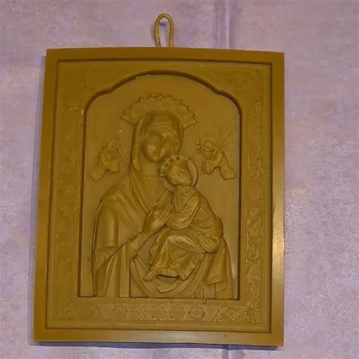 Κέρινες εἰκόνες#αγιοςπαϊσιος#Παναγία#κερί#εικόνες