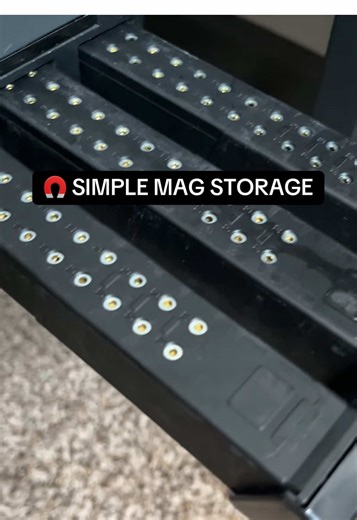 Mag storage that moves when you need it. Strong magnetic hold.👆 See how MagTEX’s magnetic mag holder keeps mags close — tap the orange shopping cart above #magazine #storage #2a #glocklife #guntok