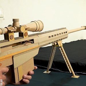 24K views · 119 reactions | Making a sniper rifle from cardboard Partner: Toy DIY YT: https://www.youtube.com/channel/UCTJ5w4EqhZMiyl4-pFV3Nlg | Bored Panda Art | Facebook
