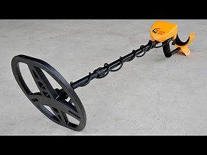 Remove iron buried underground with a metal detector [banggood]