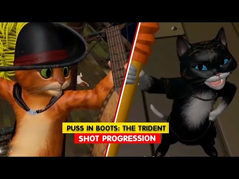 Puss in Boots: The Trident | Puss in Boots Shot Progression | 3D Animation Internships