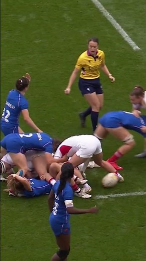 They had no chance of stopping her once she got moving 💨 #Rugby #RWC2025 #Shorts