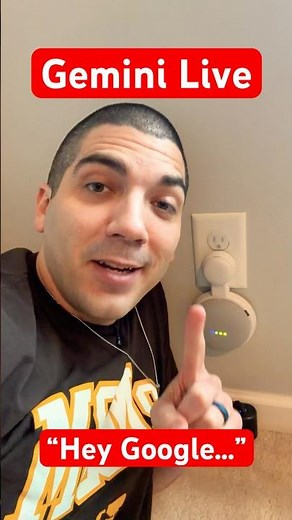 How to Access Gemini Live on Google Nest Device (20 seconds)