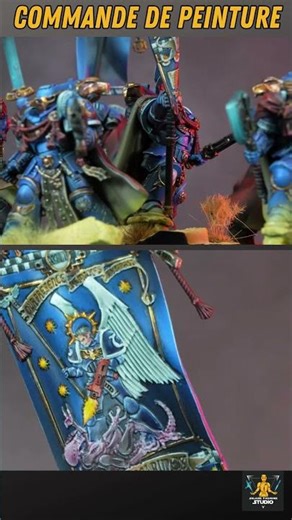 Space marines ultramarines vitrix, warhammer 40k
