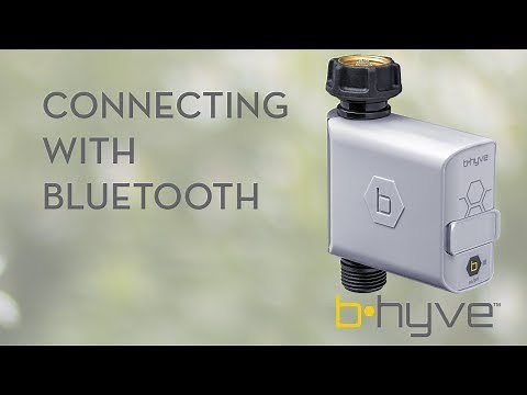 Pairing the B-hyve Hose Faucet Timer Through Bluetooth