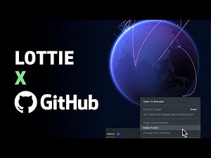 How to Host Lottie Animation (JSON Files) on GitHub