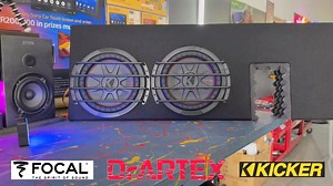 6.9K views · 56 reactions | Dual Kicker 10” shallow enclosure for our cuzzies VW Amarok for some seriously awesome bass and Focal speakers all round for insane sound quality CHECK IT OUT !! PART 2 #focal #kicker #subwoofer #vw #vwamarok Timay Corrie and Nick Emmett | Radiotec East Rand | Facebook