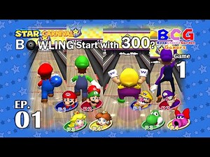Mario Star Carnival Bowling EP 01 - 4-Player Captain Team Round 01 Game 1,2