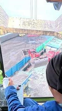 you won't believe how this crane loads coal