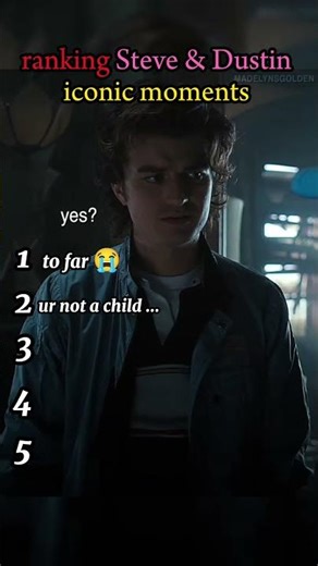 ranking Steve & Dustin iconic moments. #milliebobbybrown #strangerthings