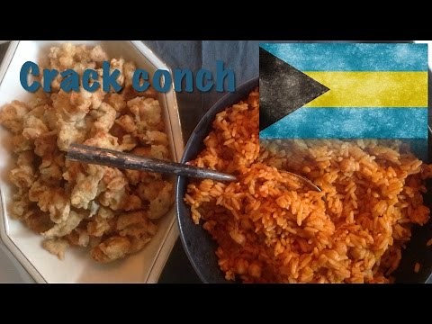 How to cook Crack Conch with Rice (The Bahamian dish)