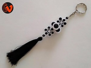 How to Make Quilling KeyChain / Tutorial / Design 10