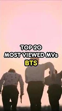 ⭐ TOP 20 BTS' MOST VIEWED MVs 💜🔥 #bts