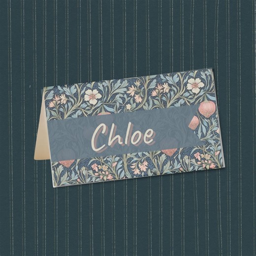 Floral Mahjong Place Cards | Editable Name Cards (digital Download) - Etsy