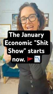 The January Economic "Shit Show" starts now. 🚩📉 #shorts