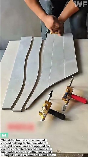 Smart Curved Cutting Technique Using a Manual Tile Cutter | Precision Without Electricity