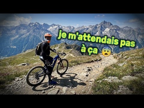 This mountain bike trail didn't go very well, trees, rocks, it was tough.