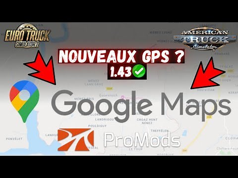 🔰[ ETS2 / ATS V 1.43] GOOGLE MAPS NAVIGATION By Sinagrit Baba | EuroTruckSimualtor2