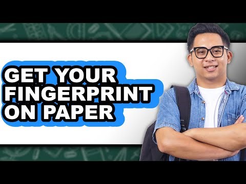 How to Get Your Fingerprint on Paper - Full Guide