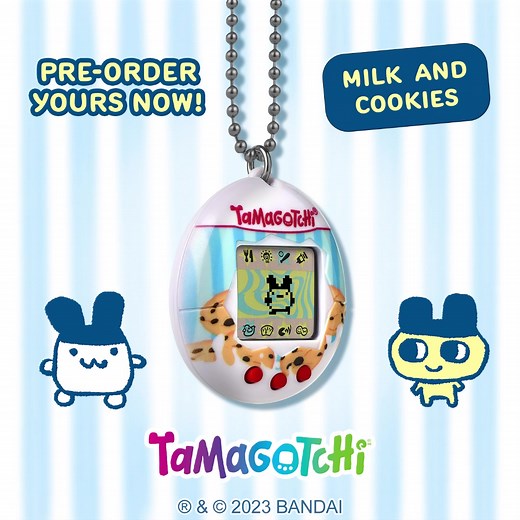 8.4K views · 224 reactions | Pre-order one (or all!) of the new Original Tamagotchi devices today! Choose from Milk and Cookies, Pastel Marble, or Neon Lights! #Tamagotchi | Tamagotchi US | Facebook