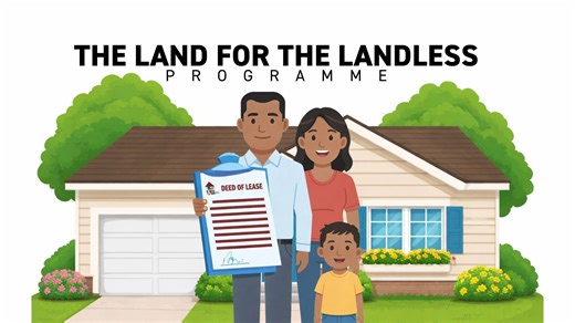 🚨 NEW PROGRAMME ALERT 🚨 The Land for the Landless Programme (LFLP) was created to empower low- and middle-income citizens, State employees, and recent tertiary graduates by providing a clear pathway to home ownership. 🏡 Through this Programme, eligible applicants can access residential lots at a subsidised cost, helping more individuals and families build a secure future. 📢 The Programme will be implemented on a phased basis, and the public will be informed of all available sites for allocat