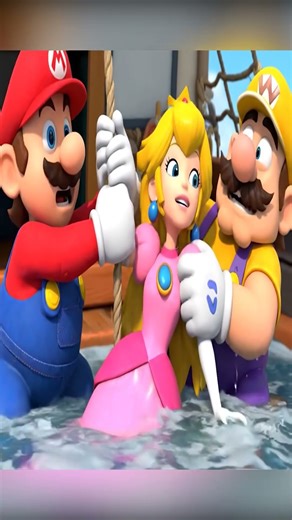 Peach Stranded at Sea! 🌊😱 Mario's Epic Ocean Rescue 🚤